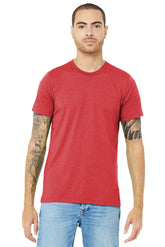 BELLA+CANVAS® Unisex Triblend Short Sleeve Tee - Red Triblend - XS